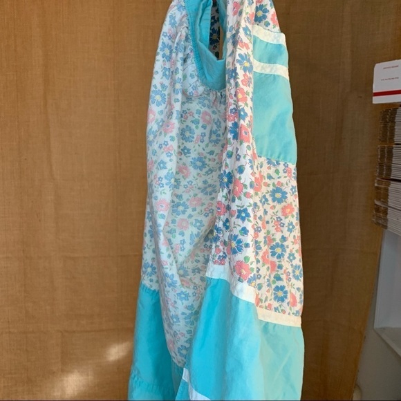 Vintage Kitchen Apron Mid Century Cooking Grill Flowers - Picture 4 of 4